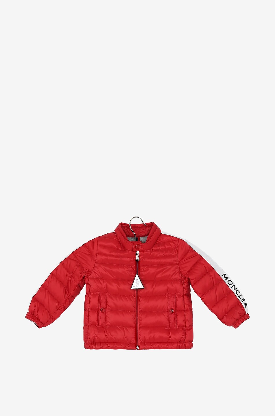 Alber baby down jacket with grosgrain and logo MONCLER Bongenie