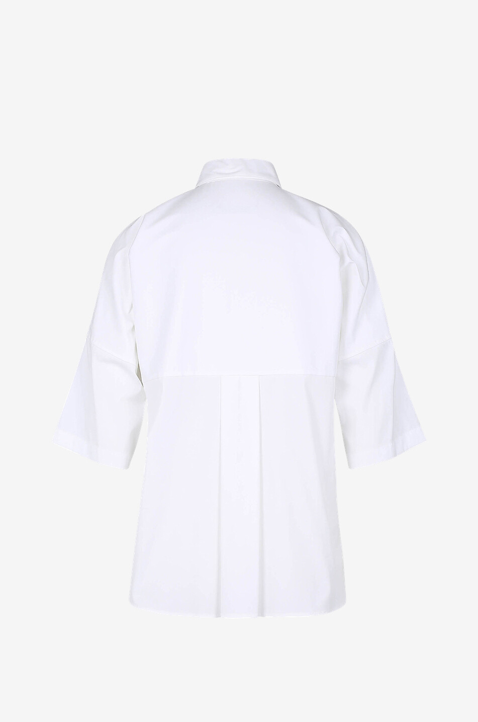 ARTIGIANO Popeline-Hemd mit kurzen Kimono-Ärmeln Joyce Damen WEISS 2