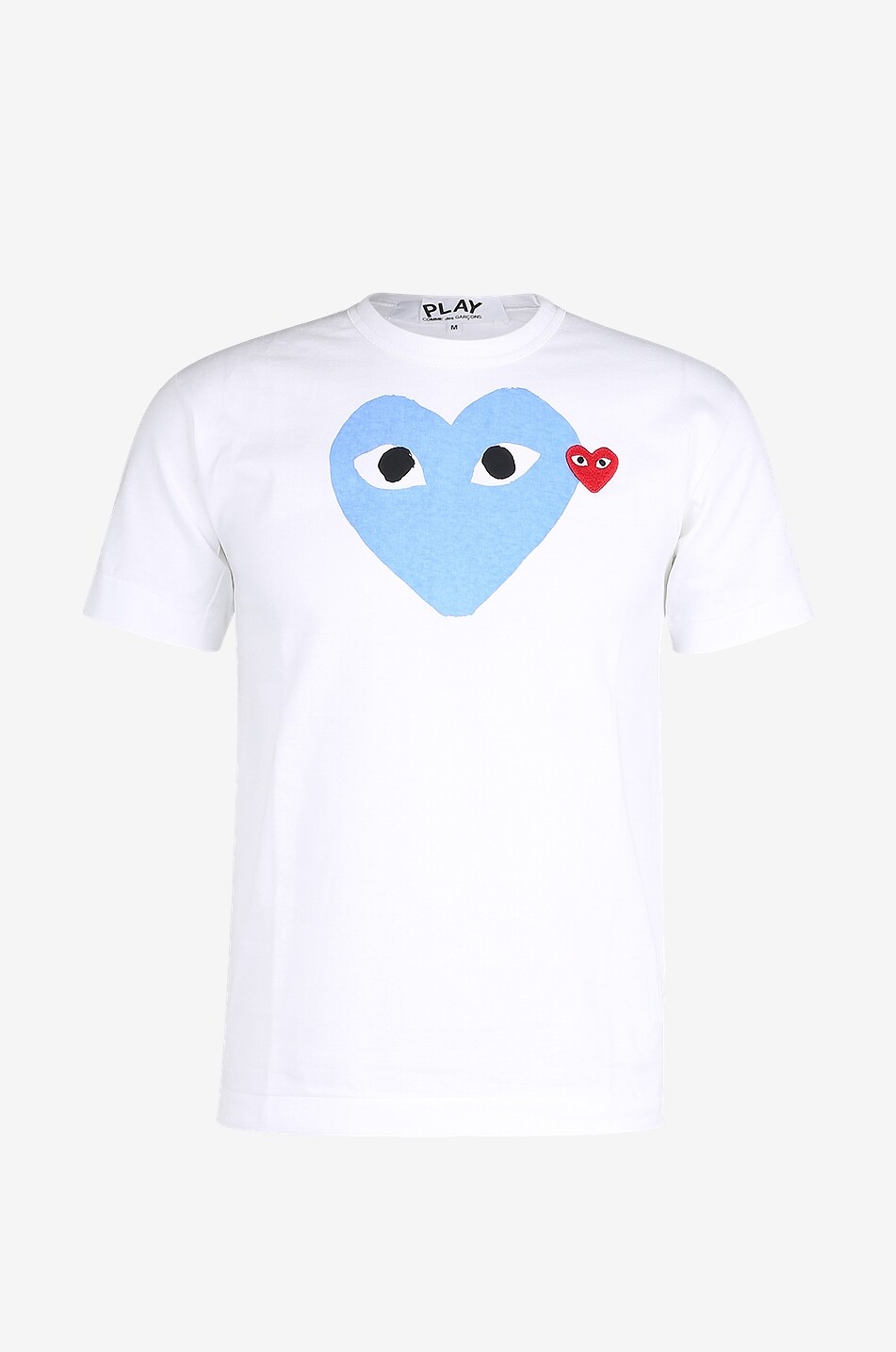 Slim T shirt with fluorescent heart print and embroidery