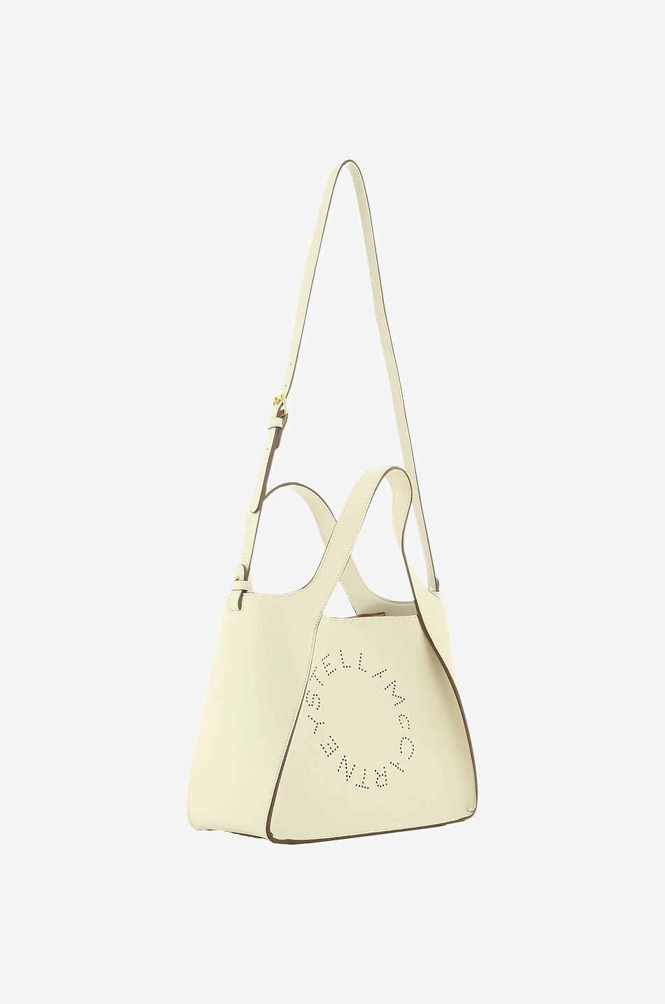 STELLA McCARTNEY STELLA LOGO tote spirit faux leather shoulder bag Women EGGSHELL 3
