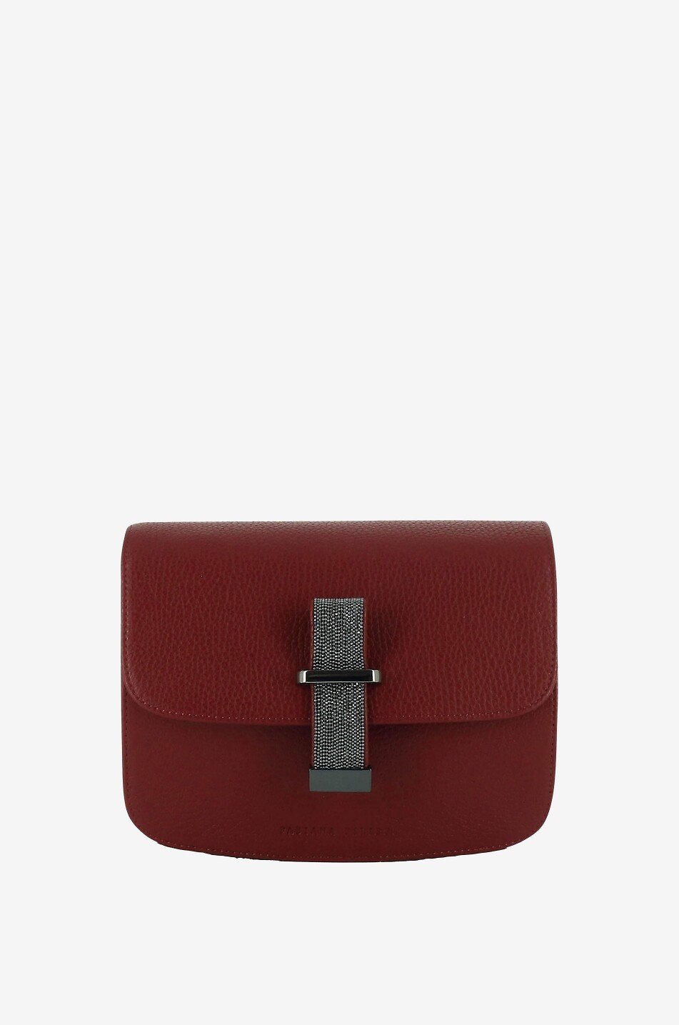 Kleine Umhängetasche aus genarbtem Leder Melania