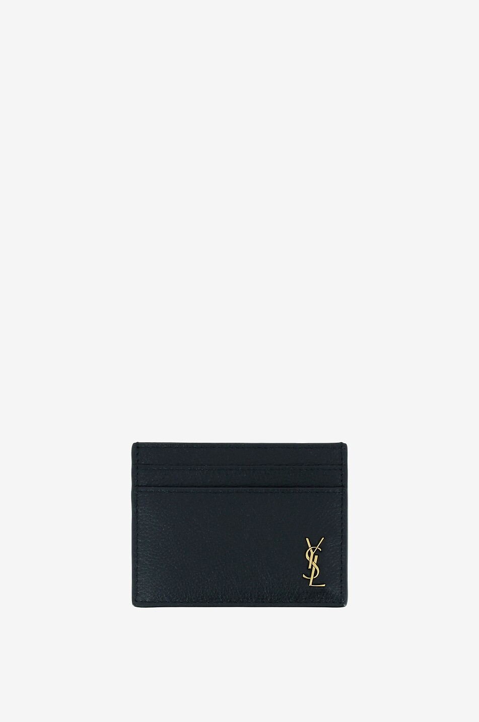 Tiny Cassandre grained leather card case