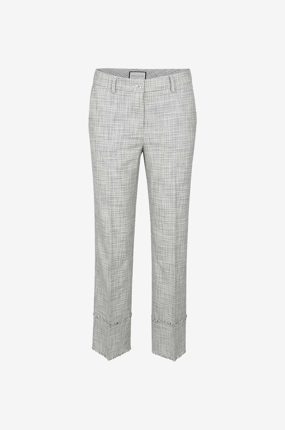 Gerade Hose mit ausgefransten Details Mia