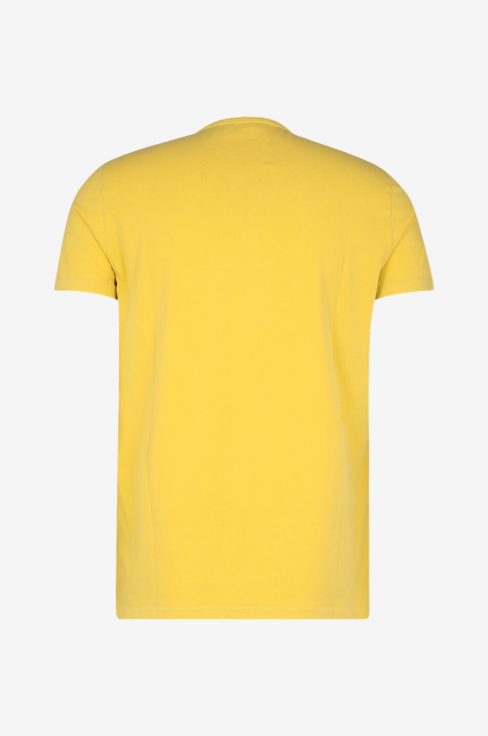 MAJESTIC FILATURES T-shirt à manches courtes et boutons Tunisien Homme JAUNE MOYEN 2