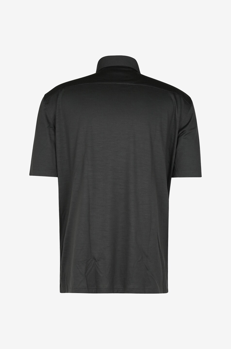 MAURIZIO BALDASSARI Kurzarm-Polo aus Jerseywolle Active Wool Herren DUNKELGRÜN 2