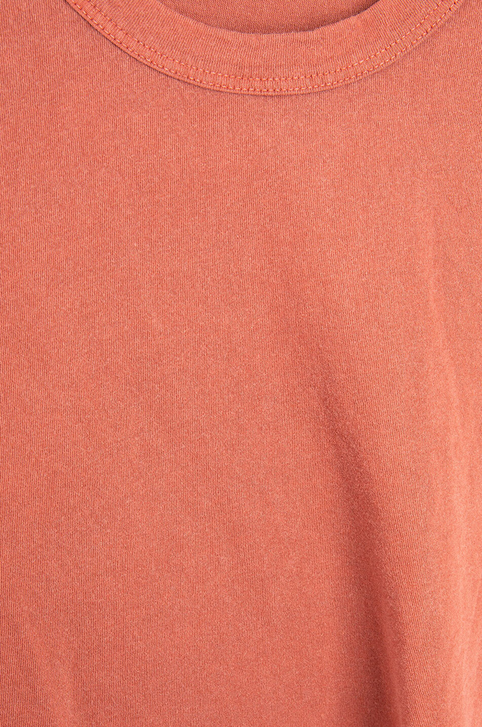 JAMES PERSE Rundhals-Kurzarm-T-Shirt aus leichtem Jersey Herren ORANGE 3