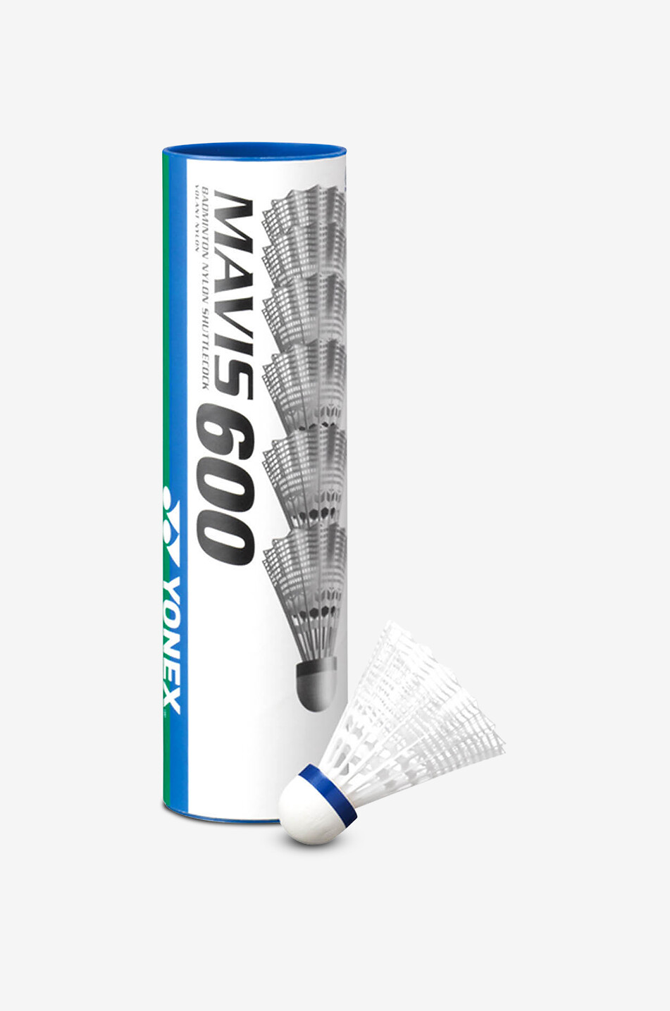 YONEX 6er-Set Badmintonschläger-Übungsmavis Mavis-600 Unisex WEISS 1