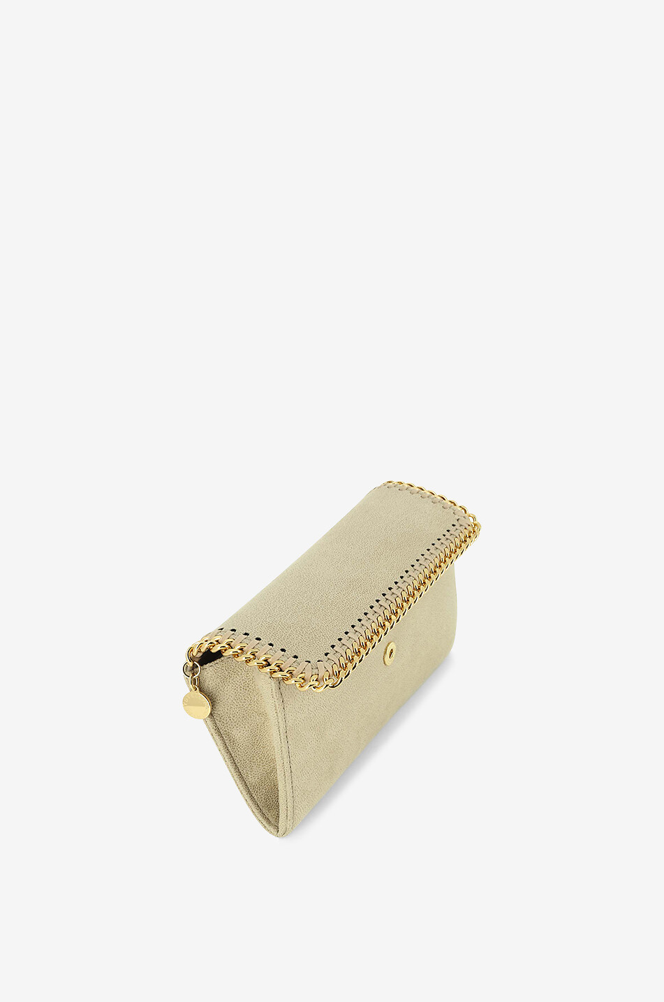 STELLA McCARTNEY Längliche Geldbörse aus Wildlederimitat Falabella Shaggy Deer Damen BEIGE 3