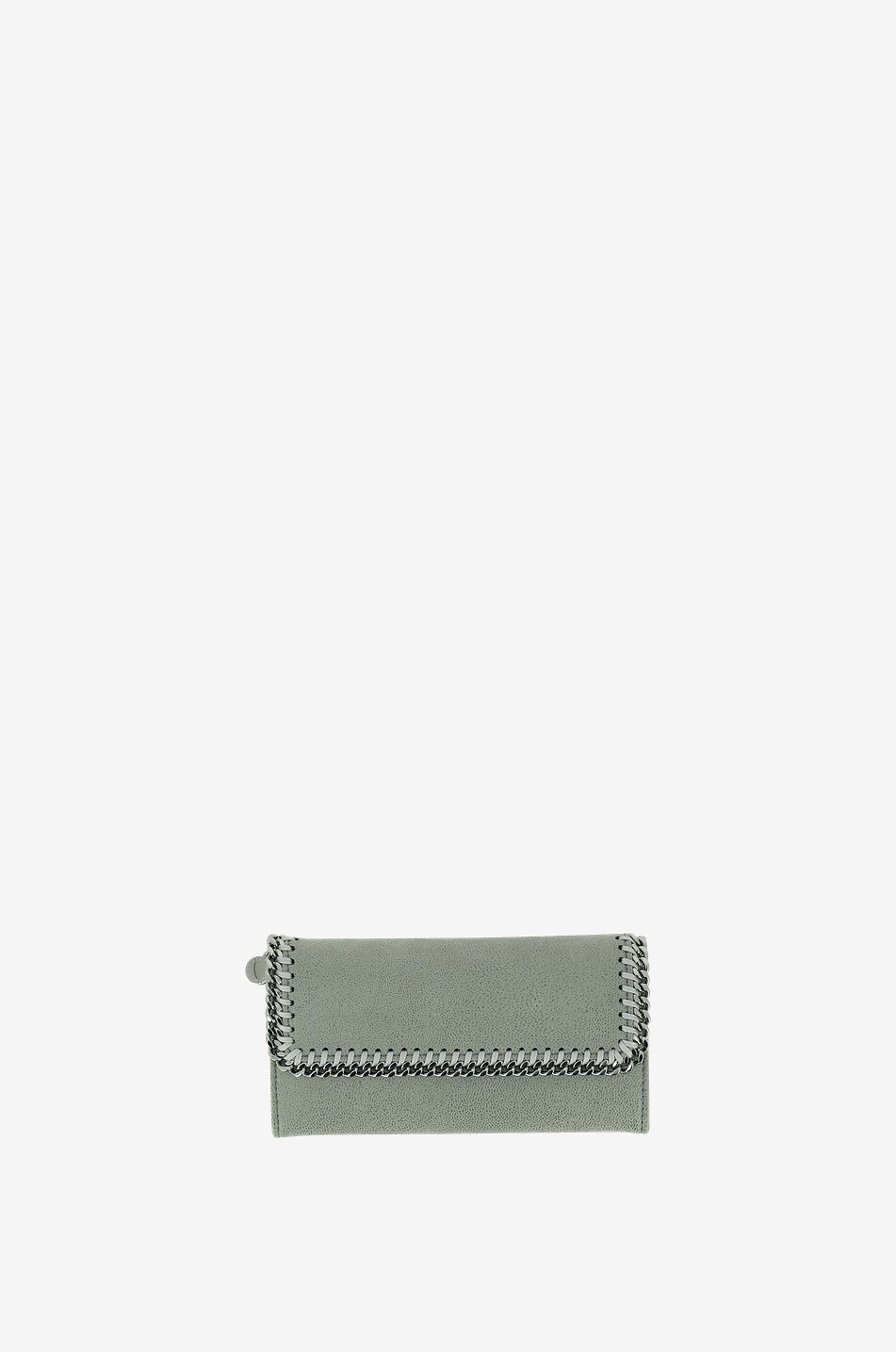 Falabella Shaggy Deer faux suede slim wallet
