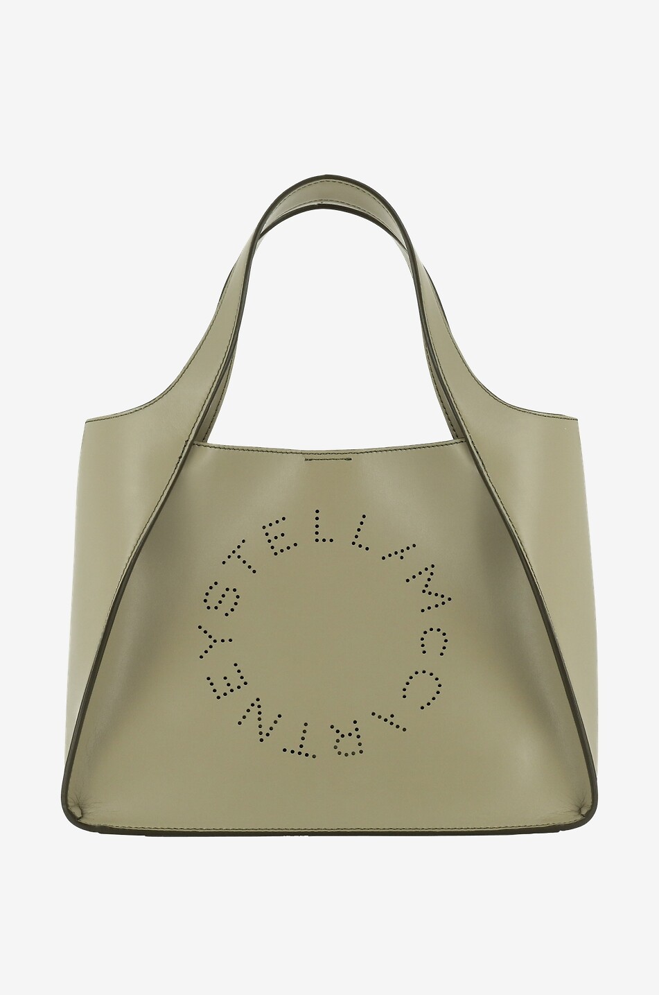 Sac à bandoulière en cuir synthétique esprit cabas STELLA LOGO