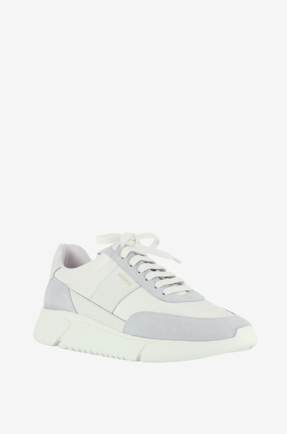 Genesis Vintage Runner white fabric and leather sneakers