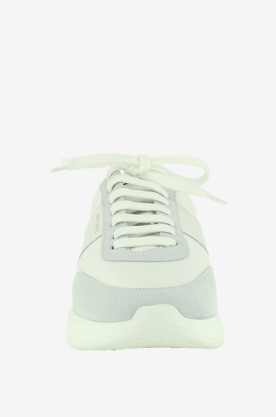 Genesis Vintage Runner white fabric and leather sneakers