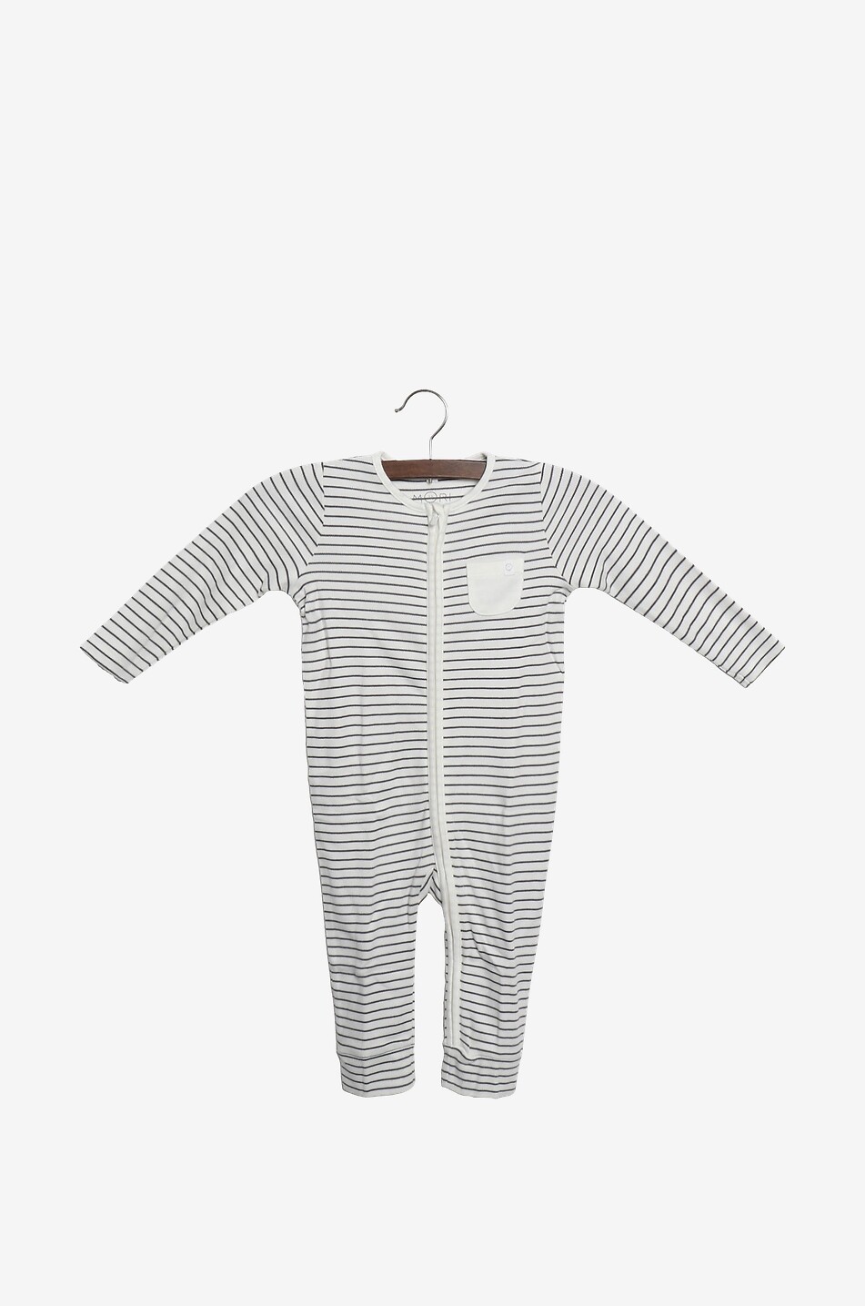 MORI Baby-Pyjama aus Jersey mit Reissverschluss Baby DUNKELGRAU 1