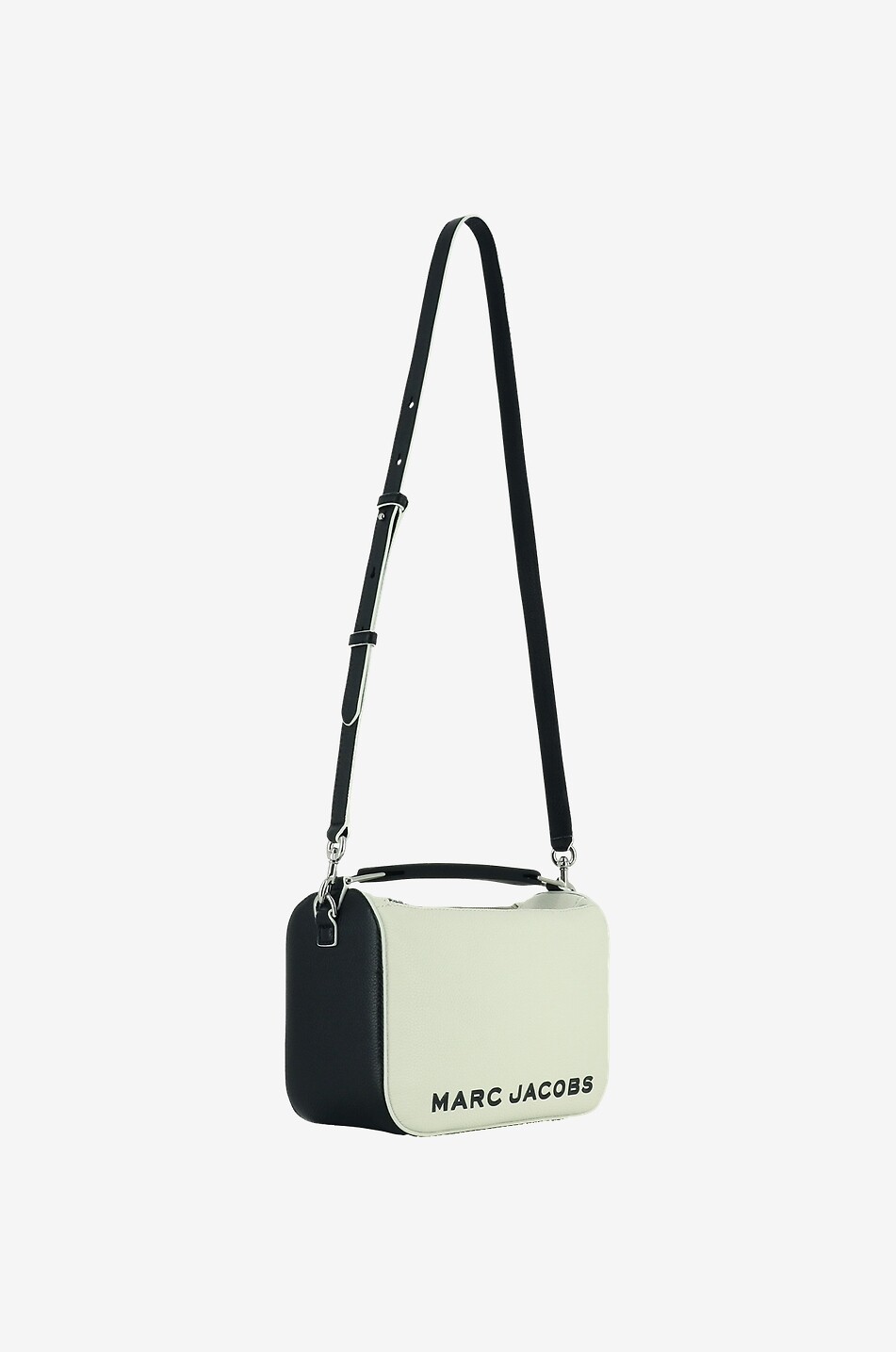 MARC JACOBS Handtasche aus zweifarbigem genarbtem Leder The Softbox Damen BUNT 2