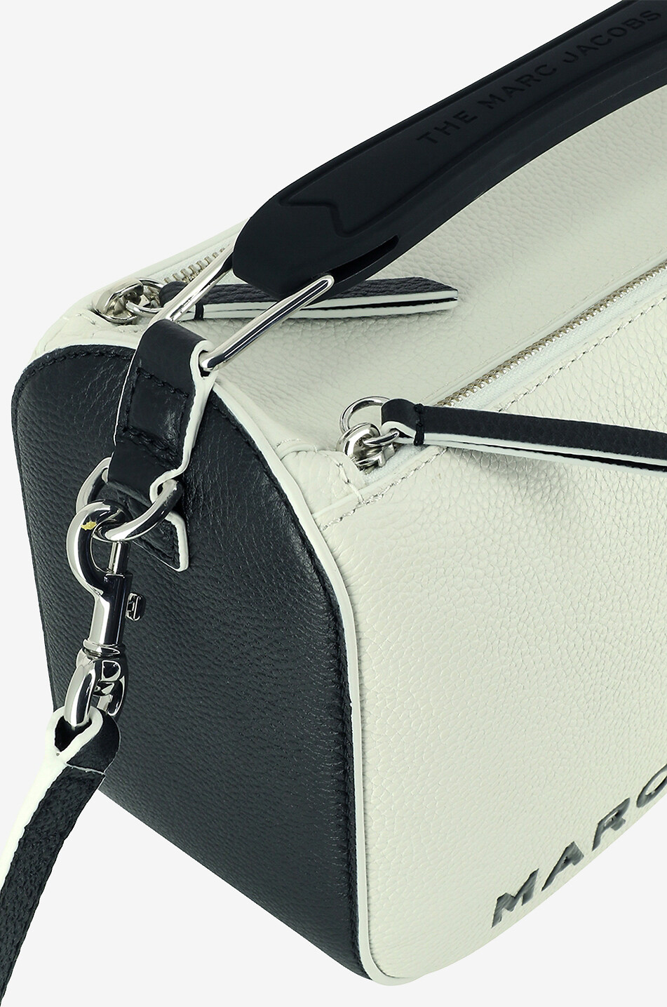 MARC JACOBS Handtasche aus zweifarbigem genarbtem Leder The Softbox Damen BUNT 5