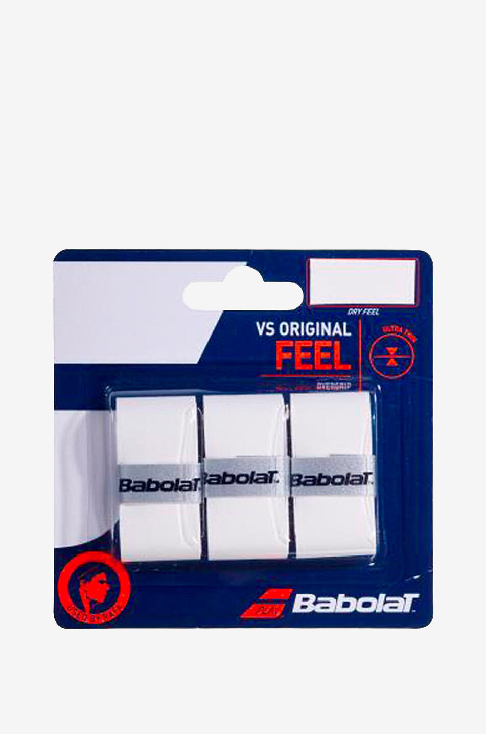 BABOLAT Surgrip de tennis Grip VS Original X3 Unisexe BLANC 1