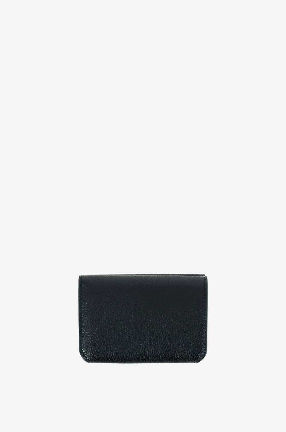 BALENCIAGA Cash grained leather mini wallet Women BLACK 2
