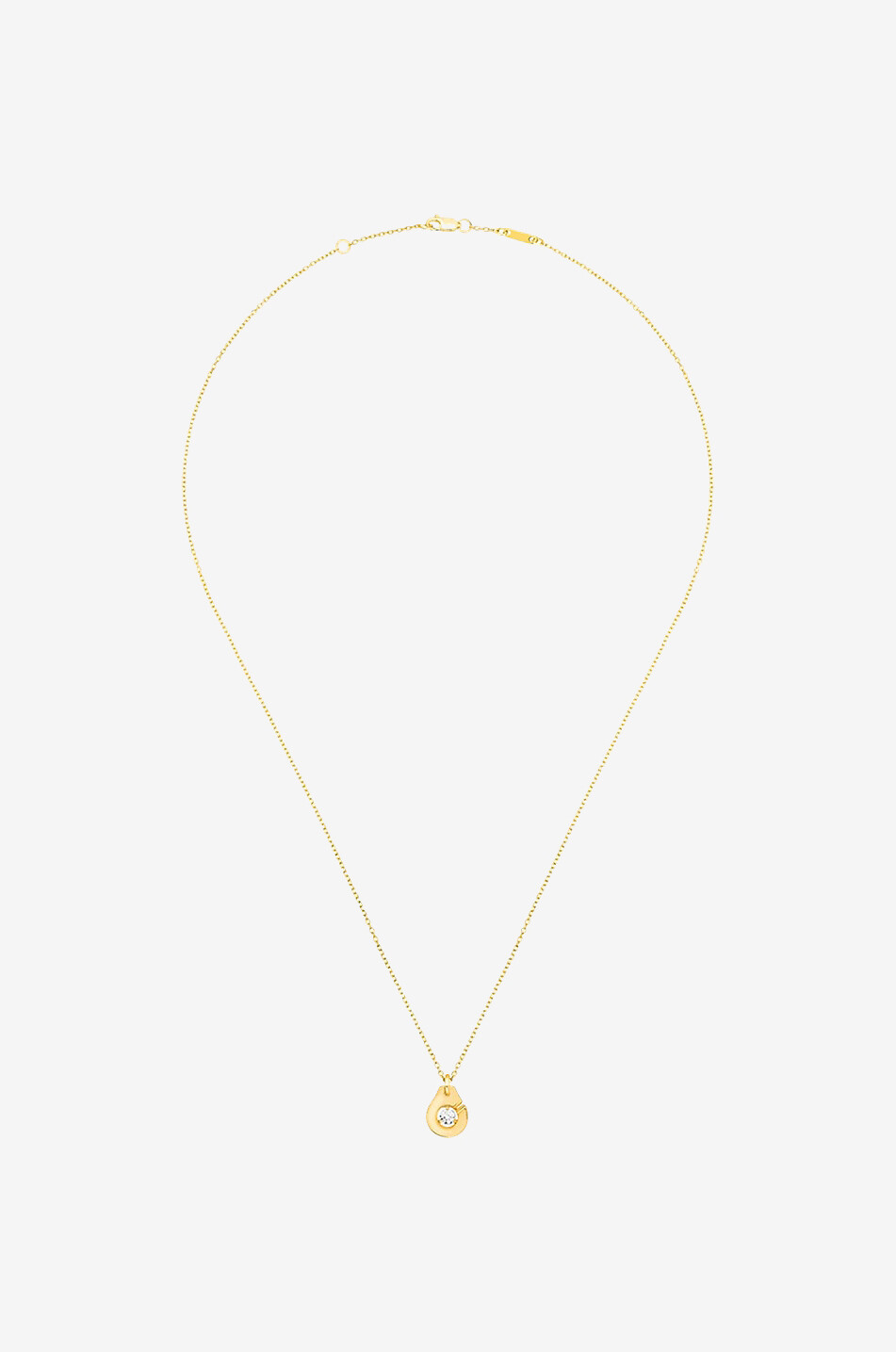 DINH VAN Collier en or jaune et diamant Menottes R8 Femme JAUNE 1