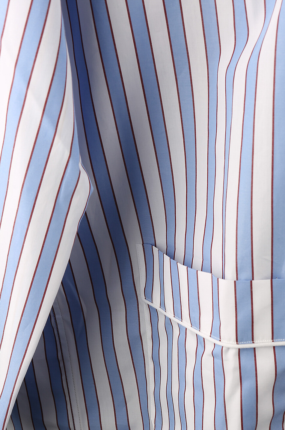 ROBERTO RICETTI Pyjama en coton rayé Venezia Homme BLEU MOYEN 3