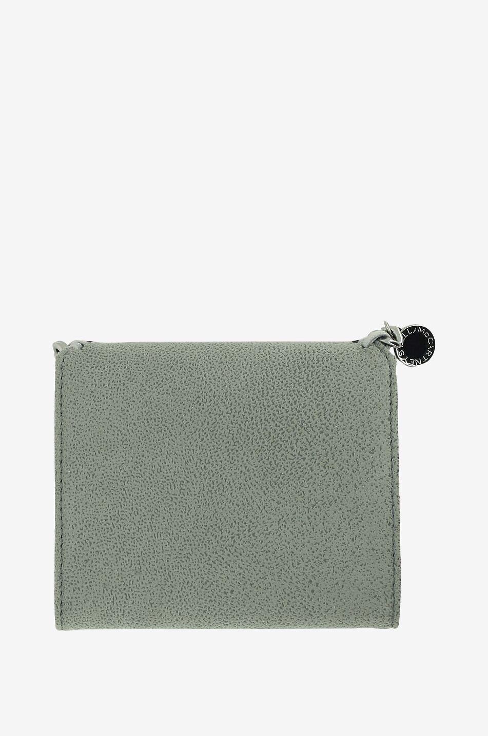 STELLA McCARTNEY Kompakte Brieftasche aus Kunstwildleder Falabella Shaggy Deer Damen GRAU 2