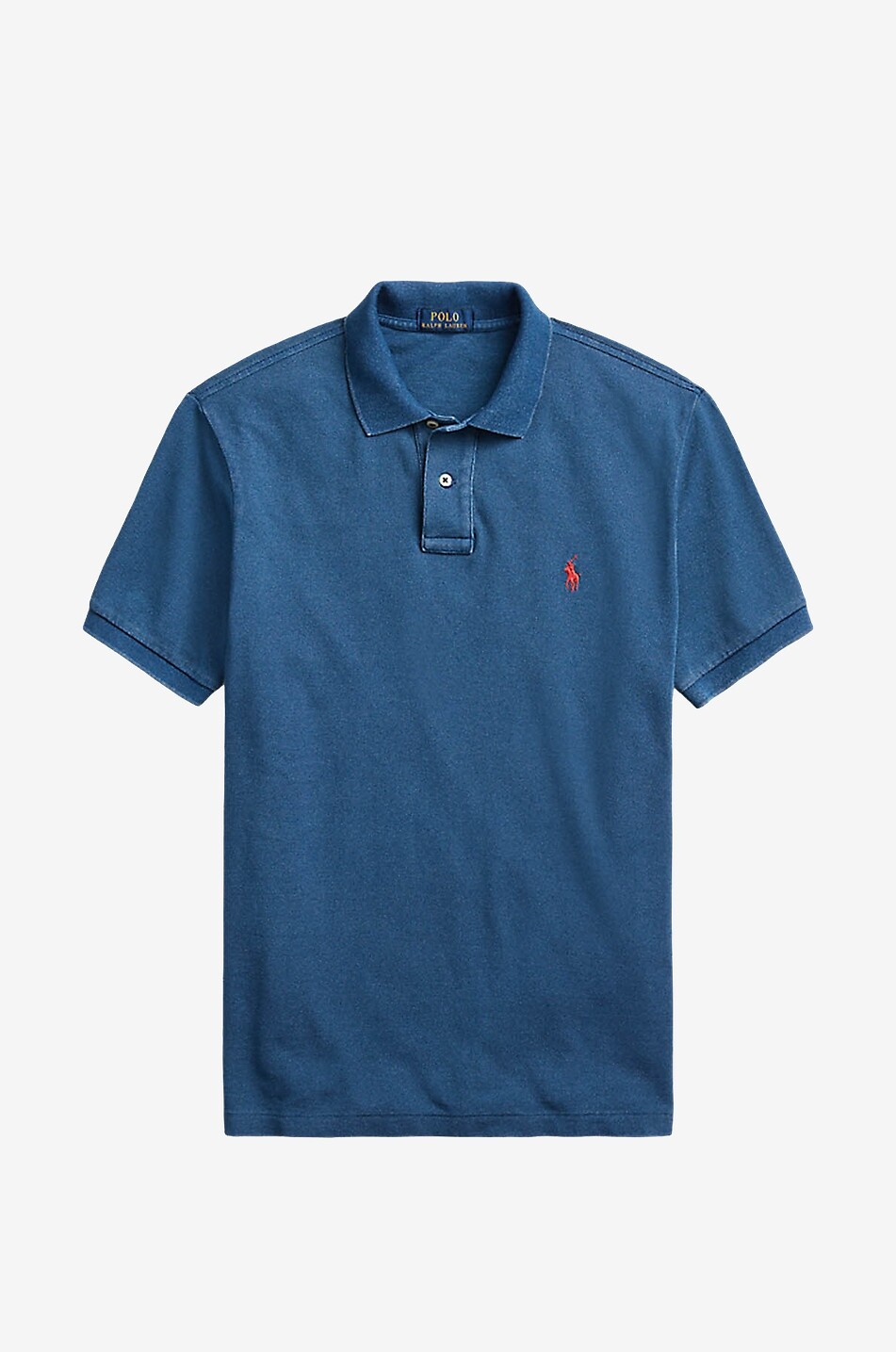 Polo en coton piqué brodé Pony Custom Slim Fit