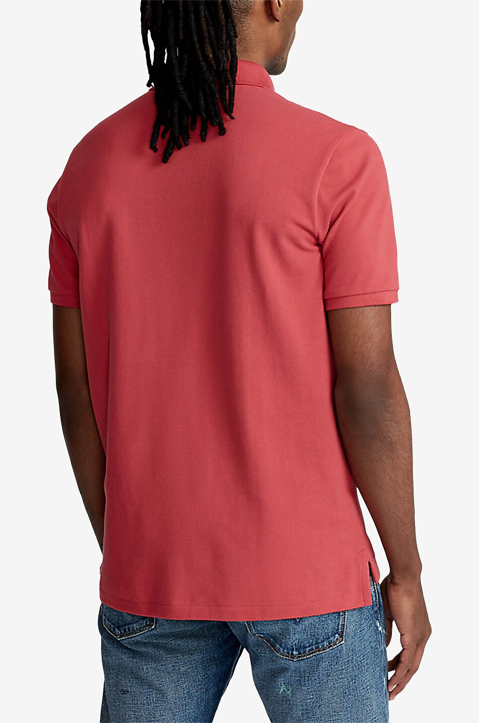 POLO RALPH LAUREN Custom Slim Fit Pony embroidered piqué cotton polo shirt Men RED 2