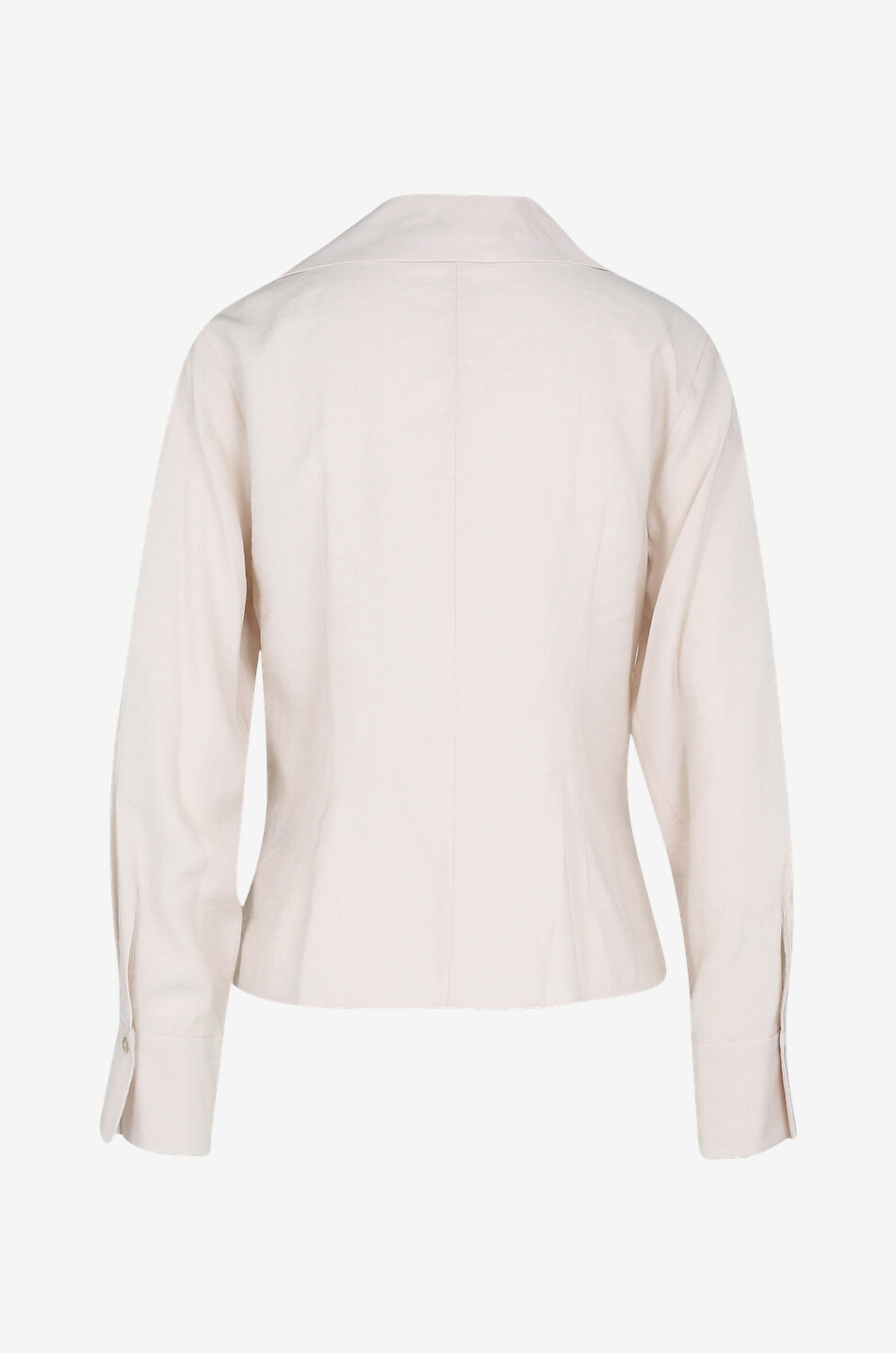 VINCE Fliessende Crêpe-Bluse Damen Hellbeige 2