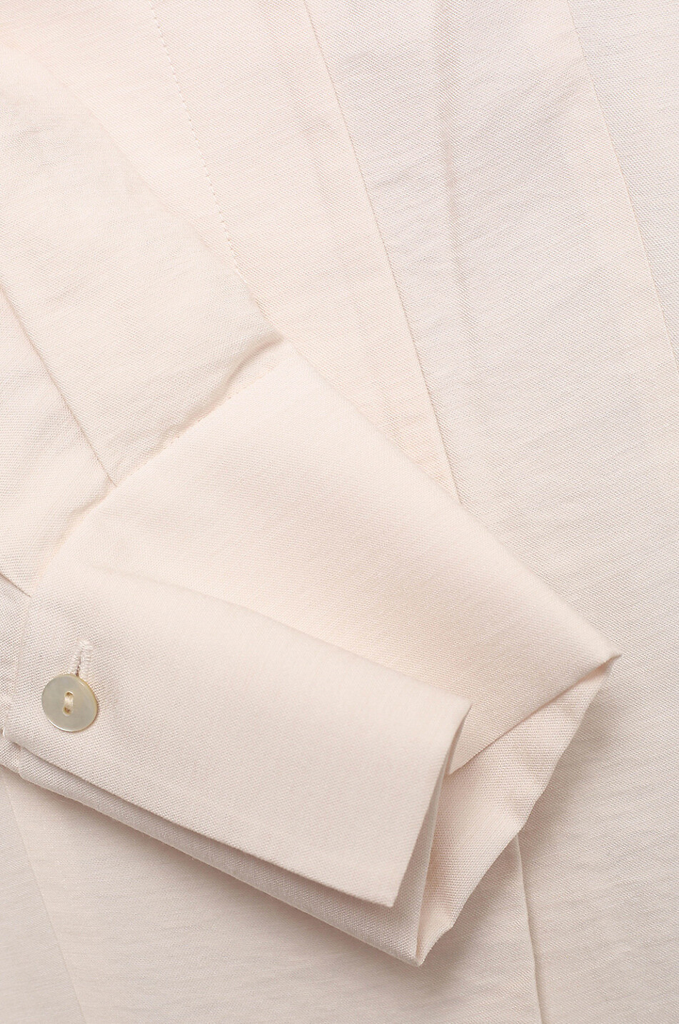 VINCE Fliessende Crêpe-Bluse Damen Hellbeige 3