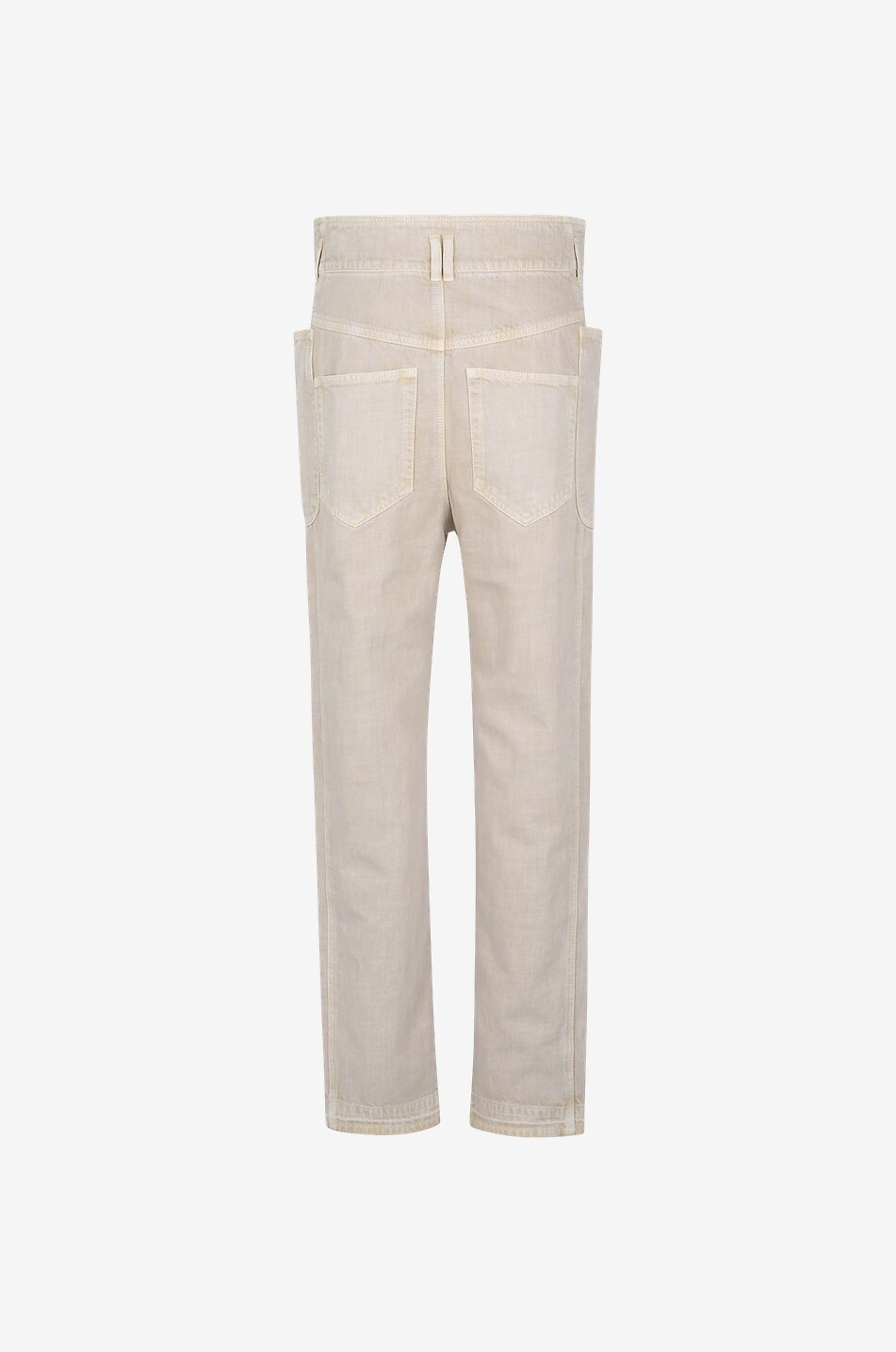 MARANT ETOILE Jeans mit geradem Bein und hoher Taille Tess Damen BEIGE 2