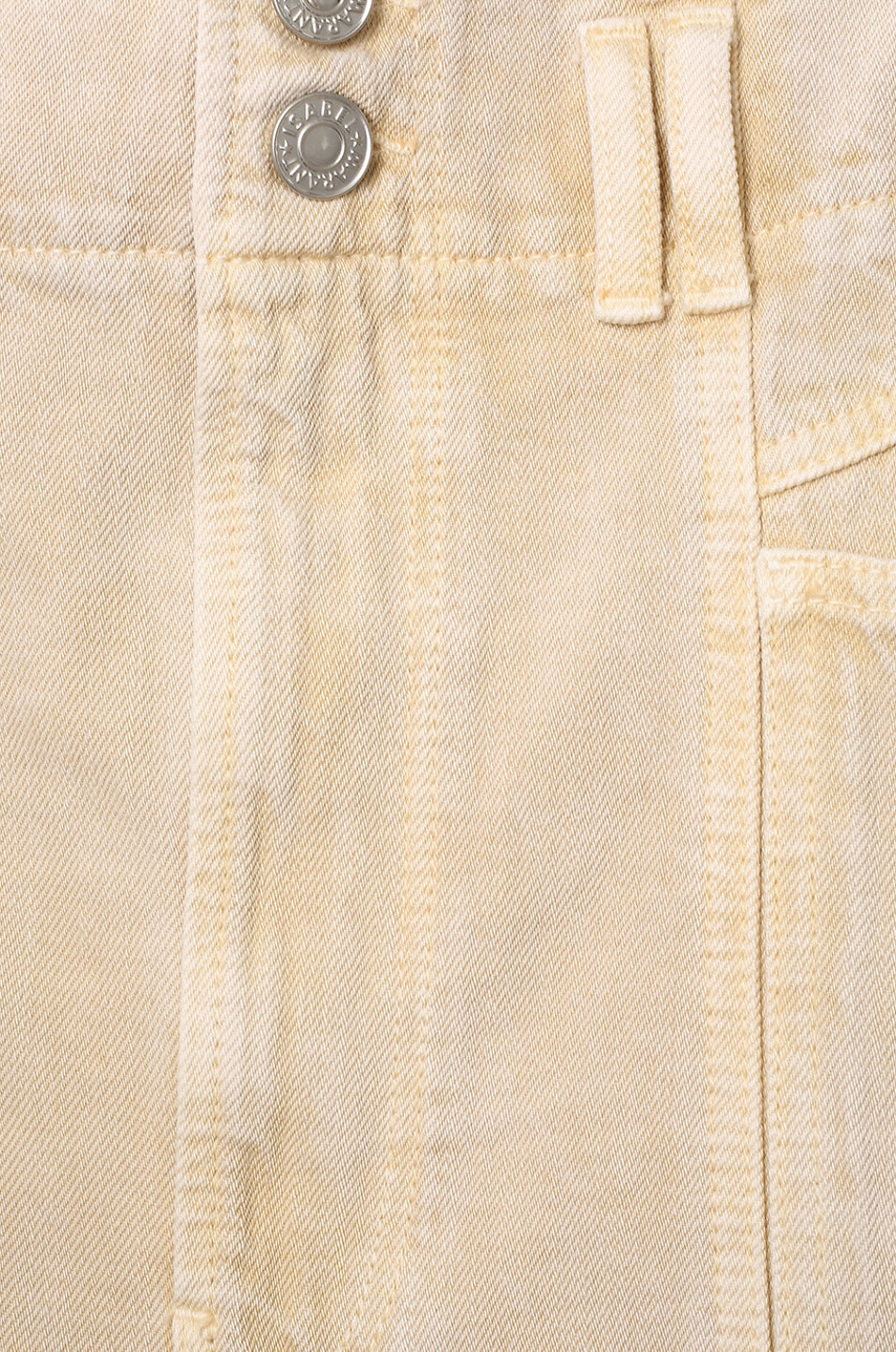 MARANT ETOILE Jeans mit geradem Bein und hoher Taille Tess Damen BEIGE 3