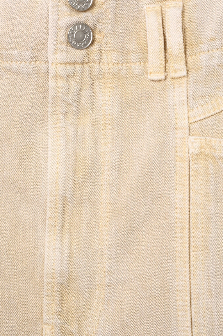 MARANT ETOILE Jeans mit geradem Bein und hoher Taille Tess Damen BEIGE 3