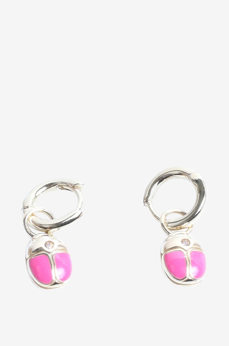 AVINAS Créoles dorées avec pententifs Scarabée - Rose Femme ROSE 1