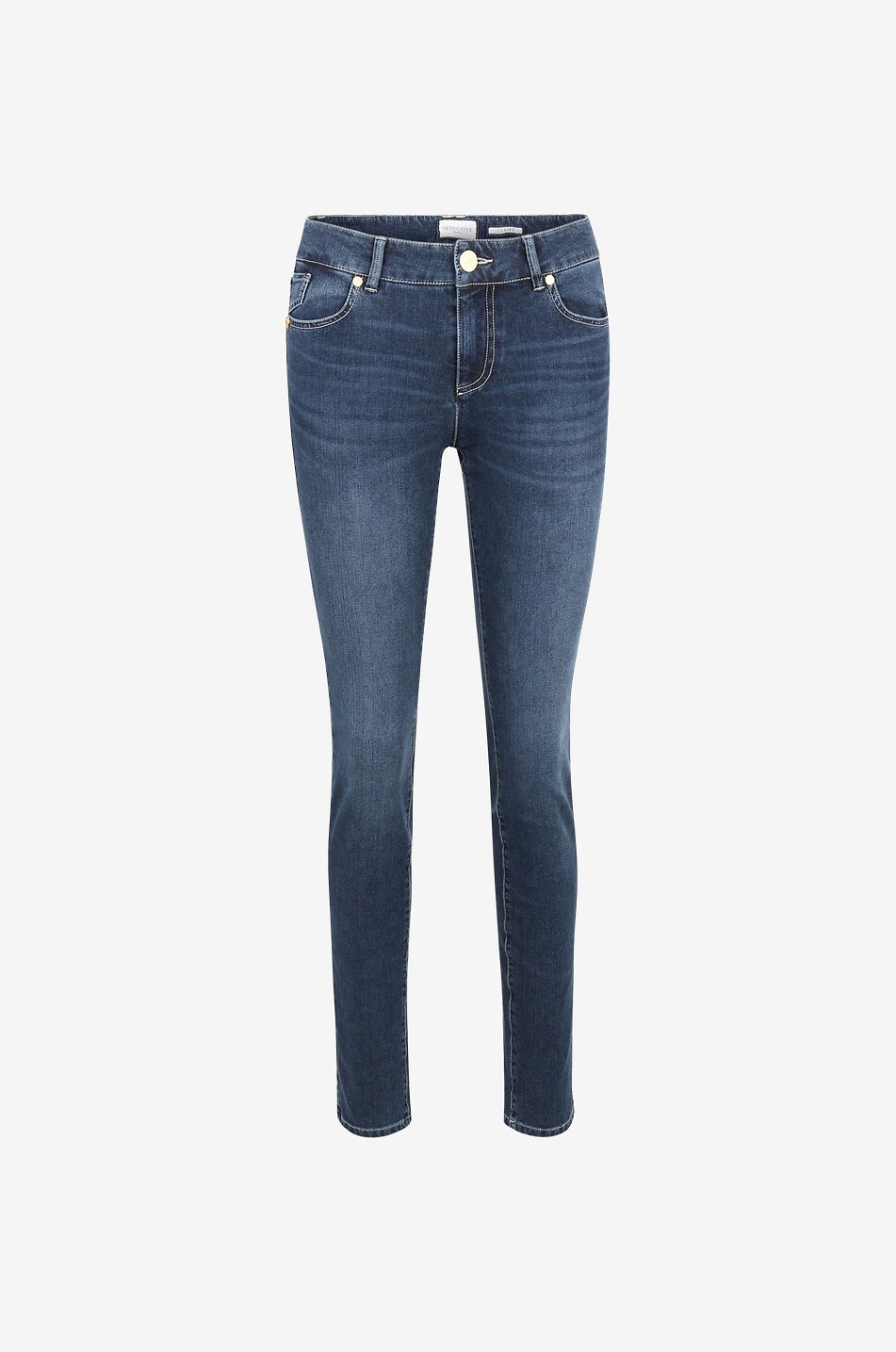 SEDUCTIVE Dunkle Skinny-Fit-Jeans Claire Damen WASHED 1