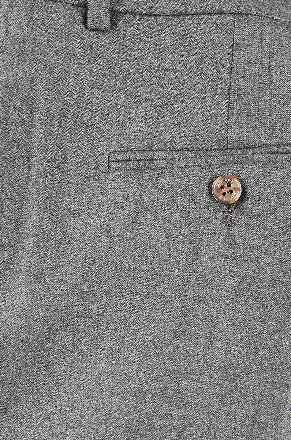 Pantalon droit en laine mélangée Mary Cashmere Touch