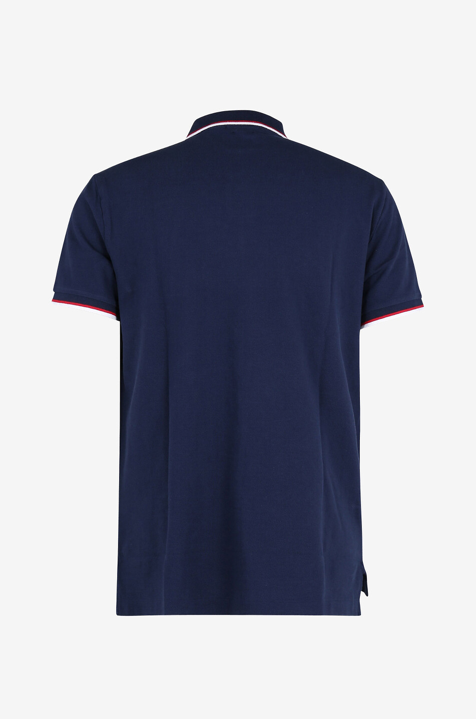 POLO RALPH LAUREN Custom Slim Pony contrast stripe short-sleeved polo shirt Men BLUE 2