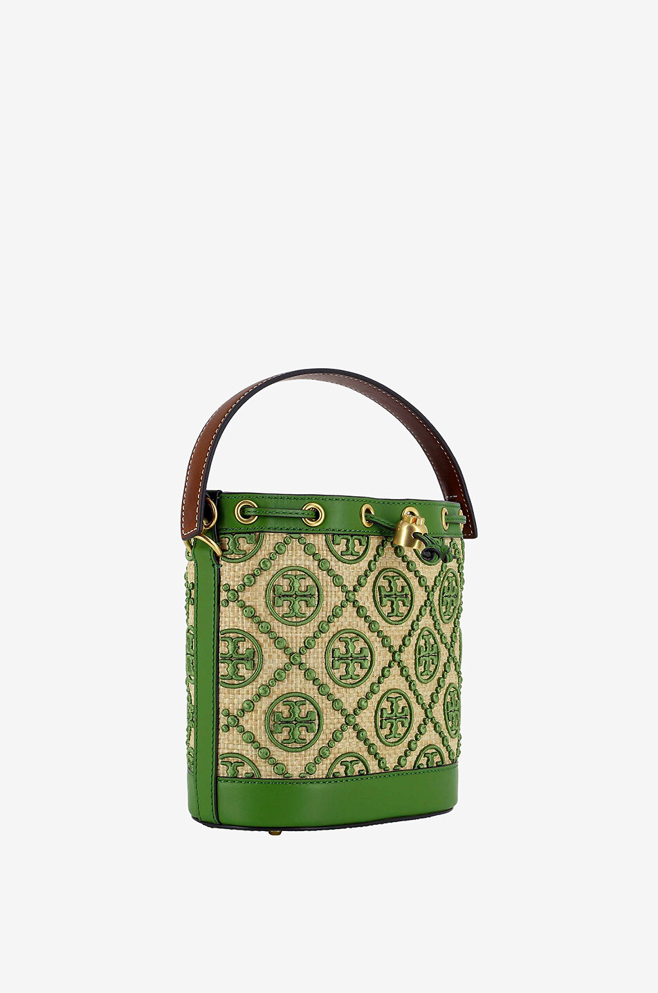 Tory burch green shoulder bag sale