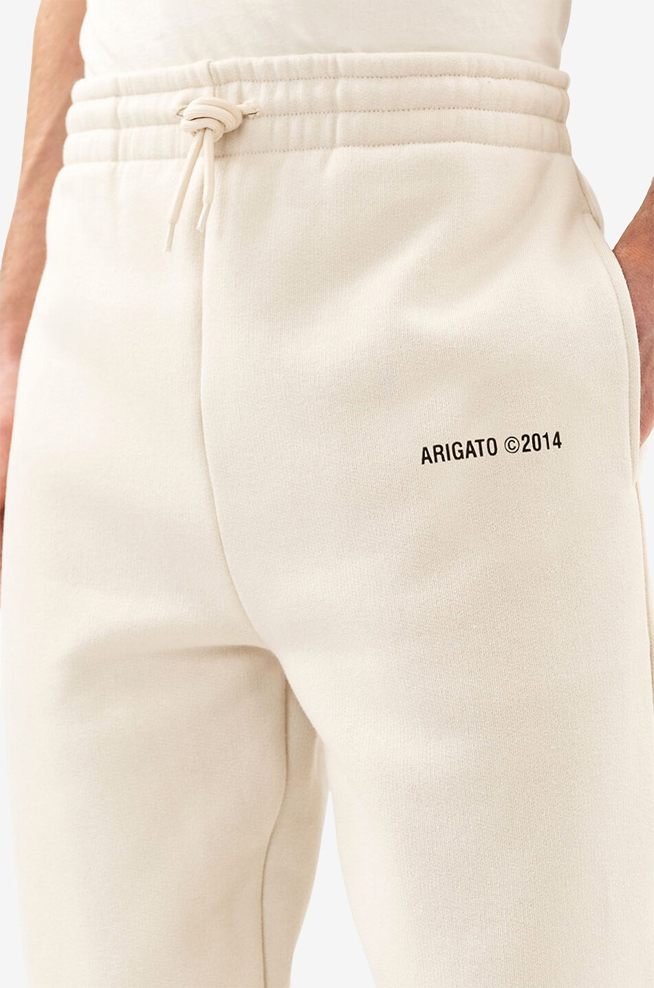 AXEL ARIGATO Pantalon de jogging molletonné London Homme BLANC CASSE 4