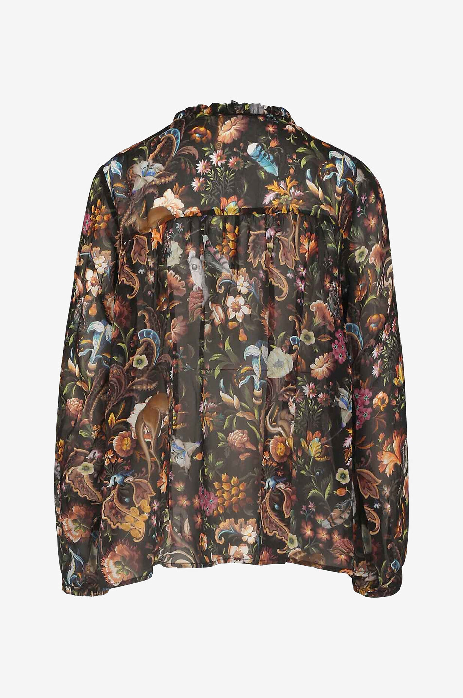 PRINCESS Dark Flowers long-sleeved floral blouse Women MULTI COLOURED 2