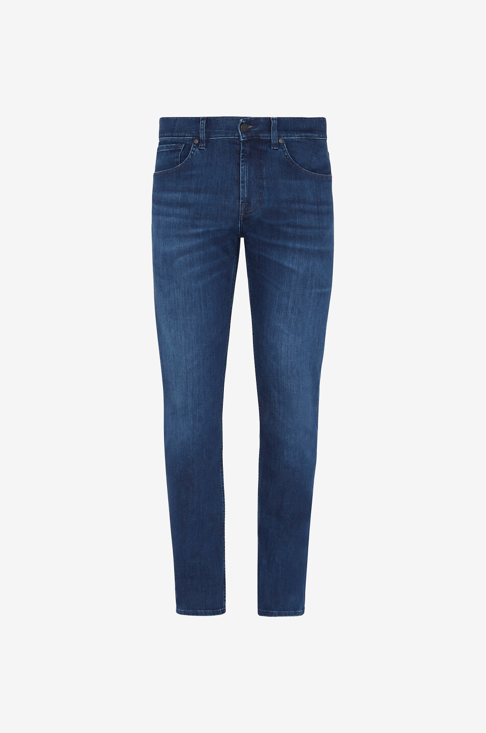 7 FOR ALL MANKIND Jean slim Slimmy Tapered Luxe Performance Herren MITTELBLAU 1