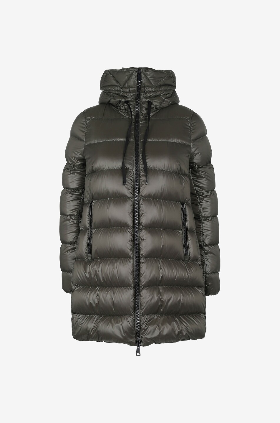 Suyen lightweight long A line down jacket