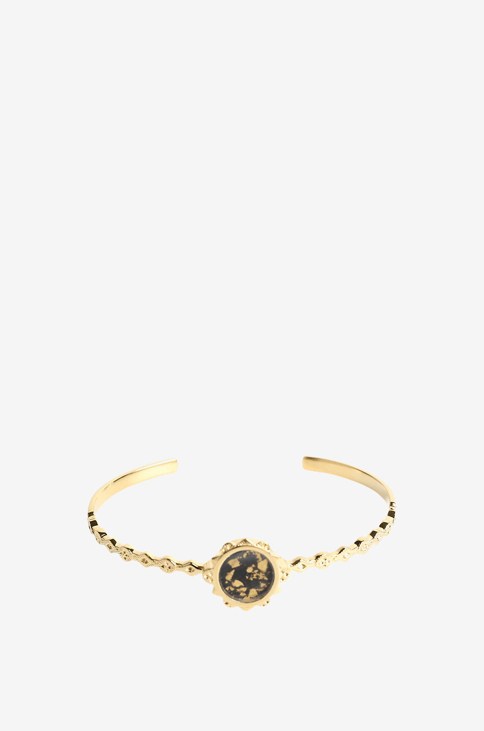 Bracelet doré avec pierre Malka