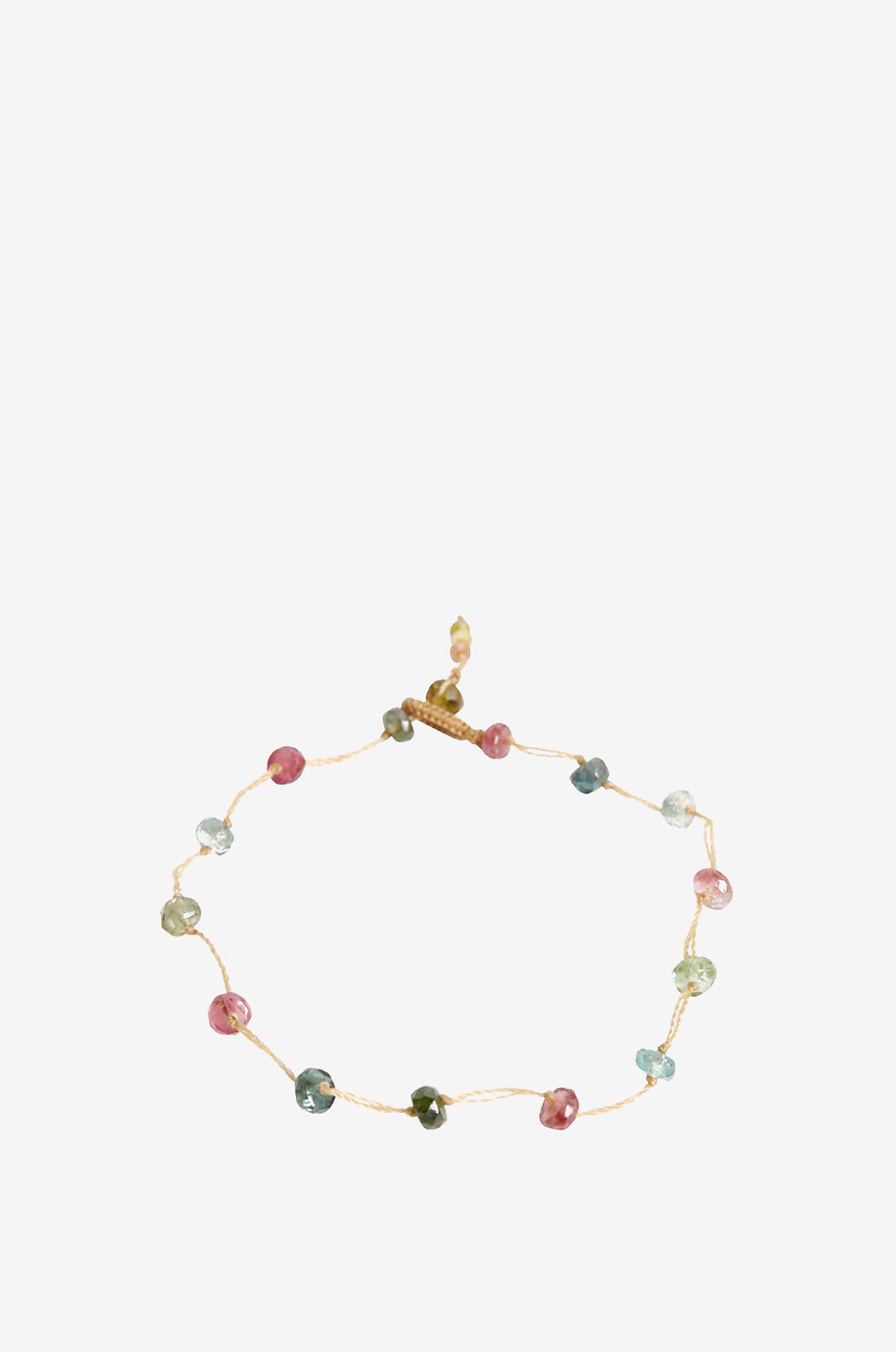 Kordelarmband mit Turmalin T.Bee