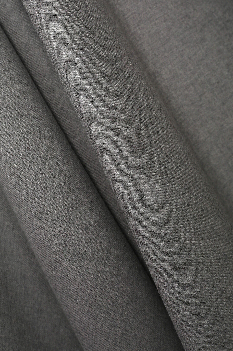 FABIANA FILIPPI Midi-length handkerchief skirt in virgin wool Women MEDIUM GREY 3
