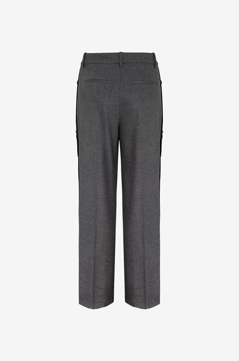 SLY 010 Retro trousers with buttoned sides Women BROWN 2