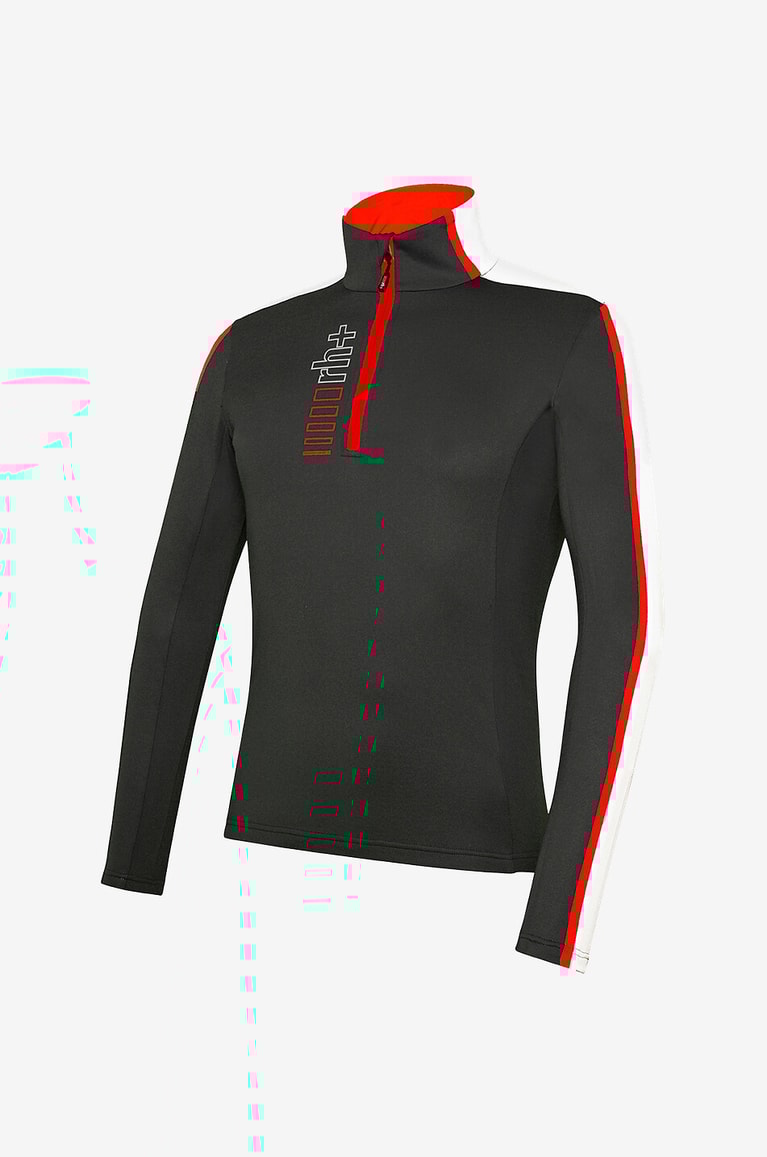 RH+ Zero Half Zip ski jersey Men BLACK 1