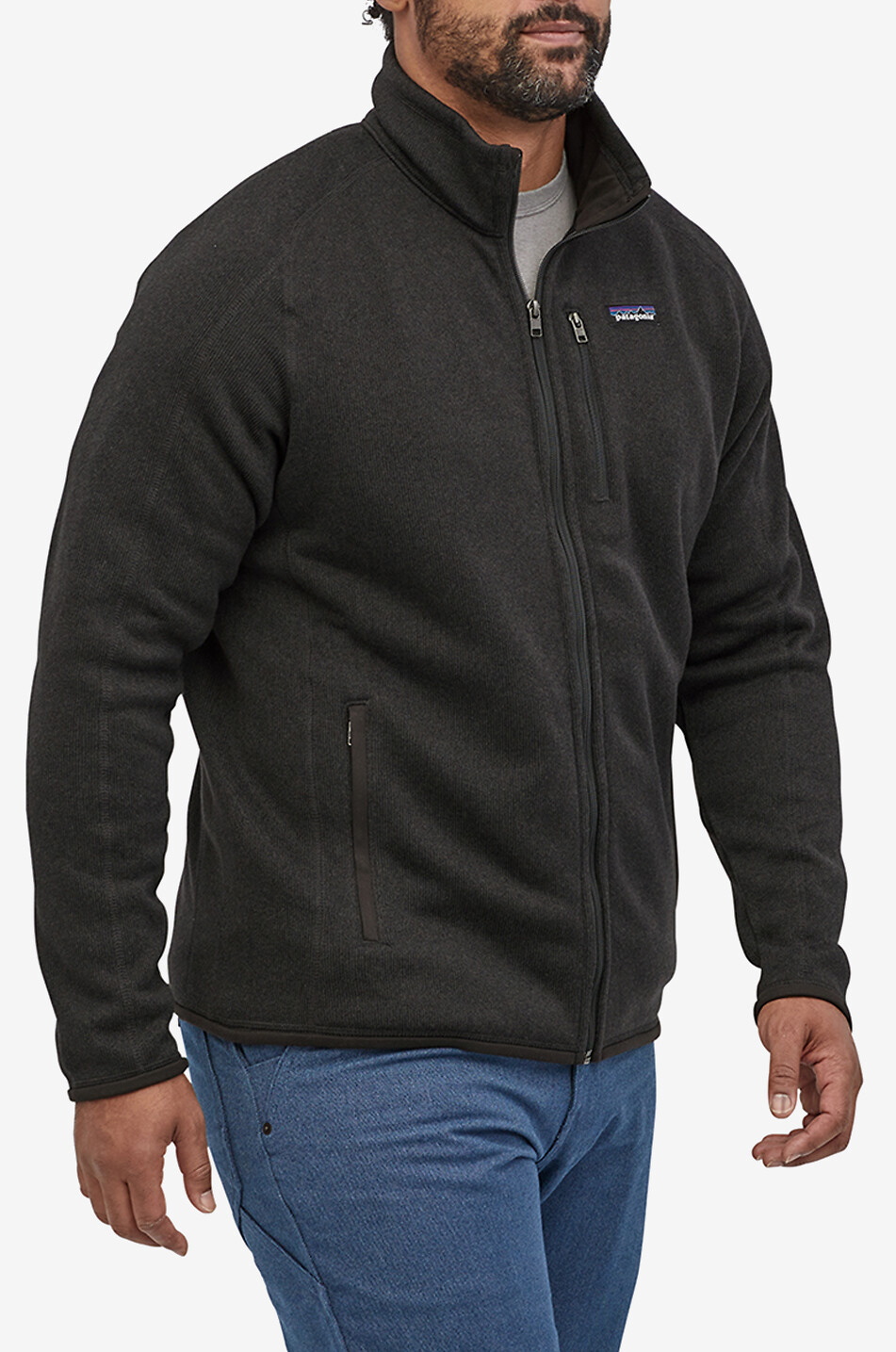 PATAGONIA Better Sweater fleece lined cardigan Men BLACK 3