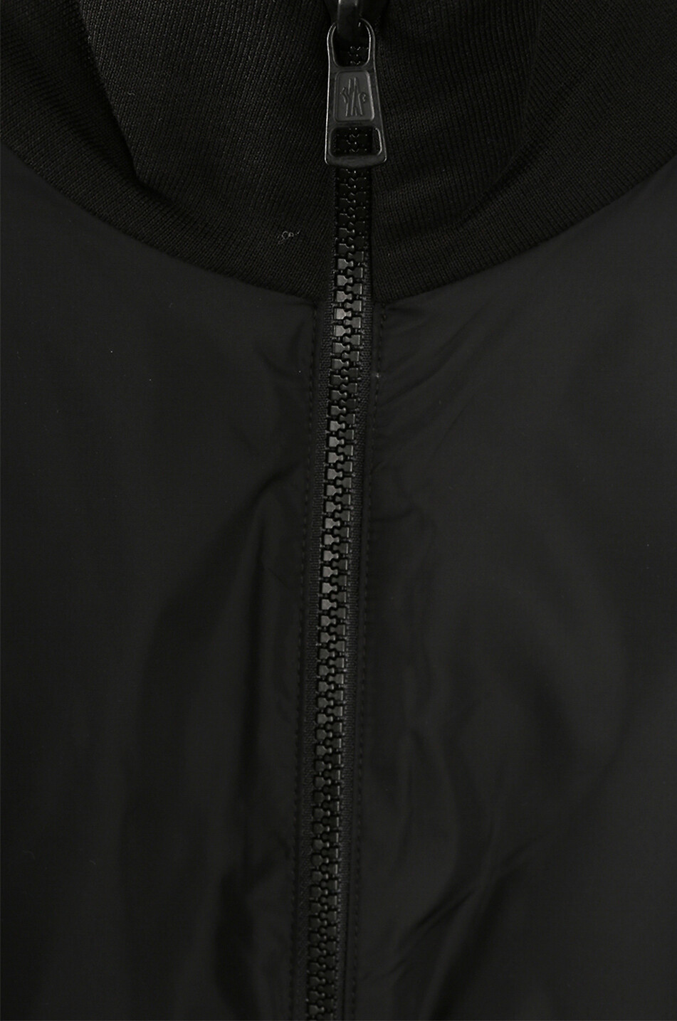 MONCLER Sweatjacke aus Jersey und Nylon mit Logo-Streifen Herren SCHWARZ 3