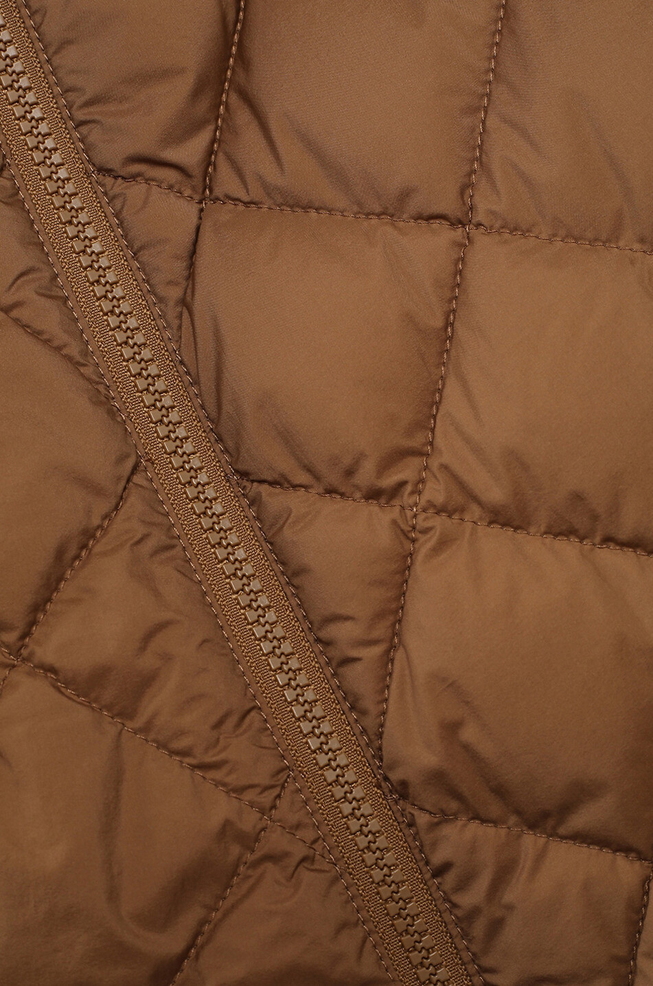 MONCLER Kurzer Rock aus gestepptem Nylon Damen BEIGE 3