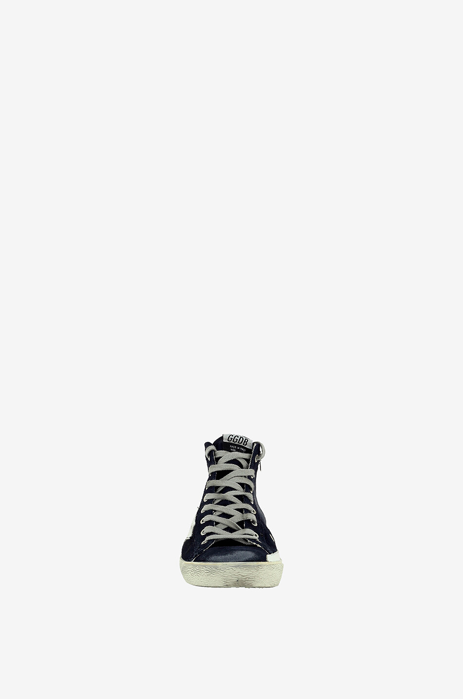 GOLDEN GOOSE High-Top-Ledersneakers zum Schnüren Francy Herren DUNKELBLAU 2