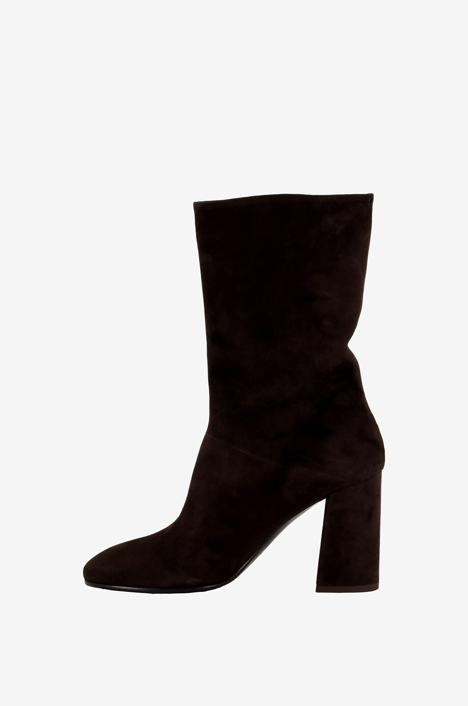 BONGENIE Bottines en daim à  talon carré Mélody 90 Femme MARRON 4